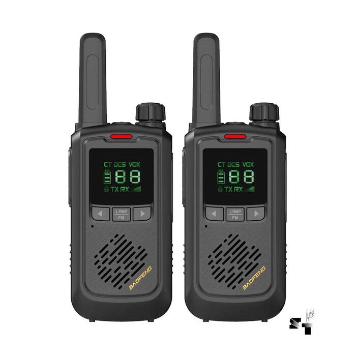 Par de Handies Baofeng BF-T17 Uhf Recargable