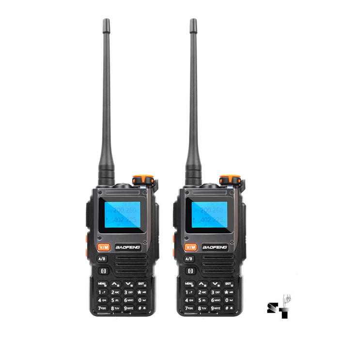 Par de Handies Baofeng UV-K61 Uhf Recargable