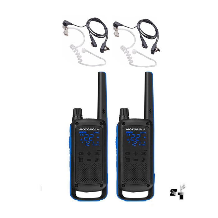 Par de Handies Motorola T802 56 km - 22 Canales - Digital - Bluetooth