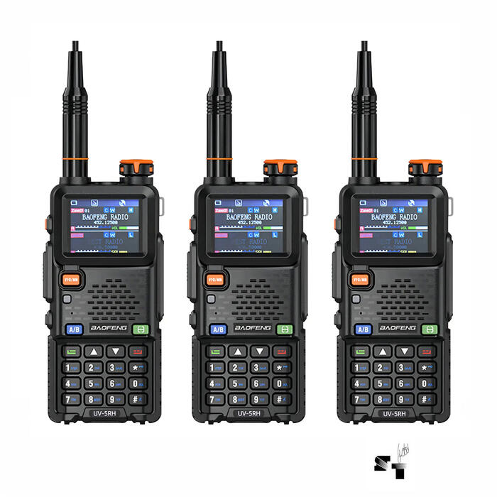 Trio de Handie Baofeng UV5RH 10w Uhf Vhf FM - CON FUENTE -