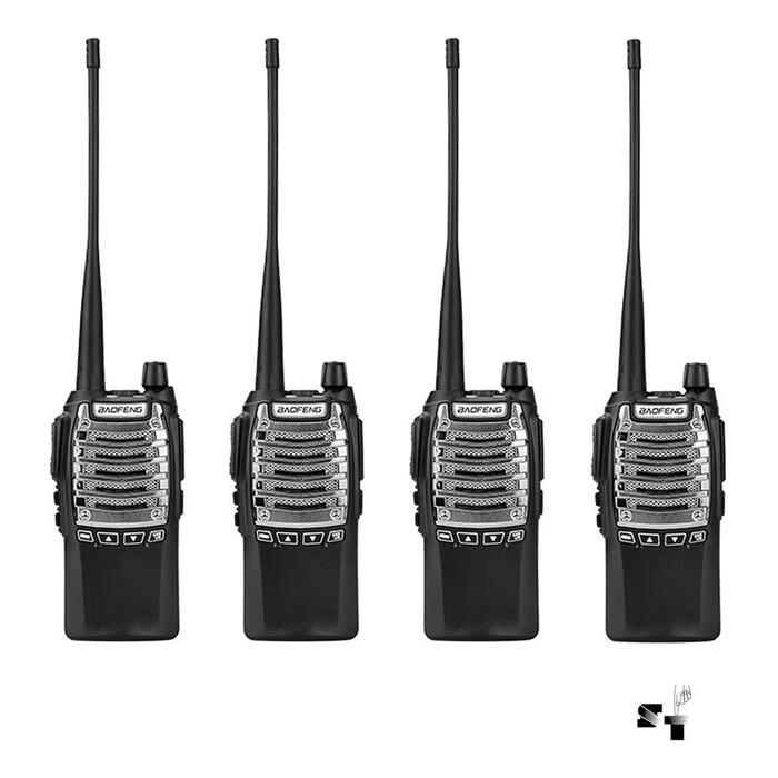Cuatro Handies Baofeng UV-8D Uhf Recargable