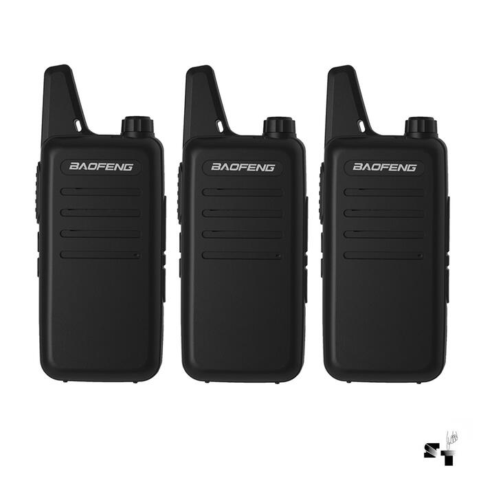 Trio de Handies Baofeng VT-C2 Uhf Recargable