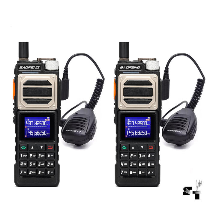 Par de Handies Baofeng UV-25 10 Watts + 2 Micr�fonos de Palma