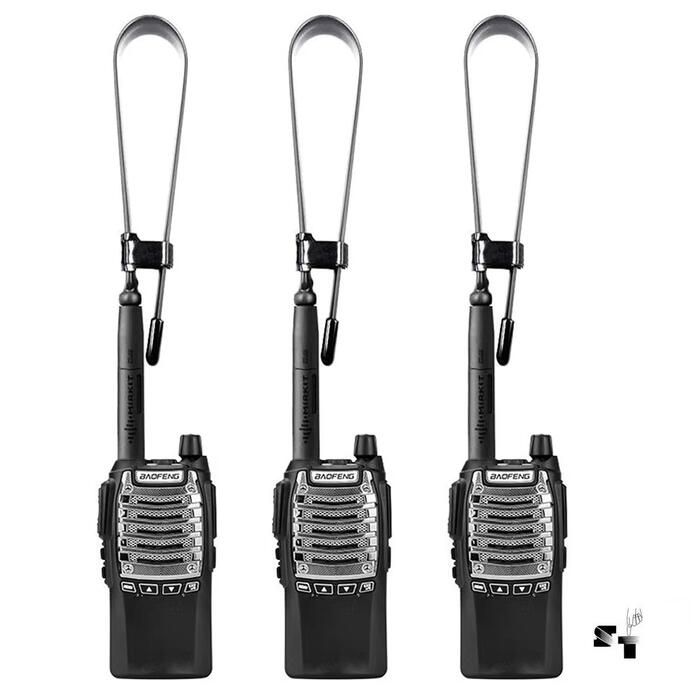 Trio de Handies Baofeng UV-8D Uhf Recargable