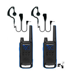 Par de Handies Motorola T802 56 km - 22 Canales - Digital - Bluetooth + 2 Auriculares JH-614