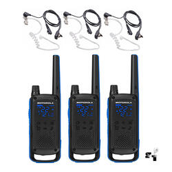 Trio de Handies Motorola T802 56 km - 22 Canales - Digital - Bluetooth