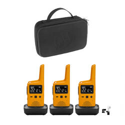 Trio de Handies Motorola T380 40 KM - 22 Canales