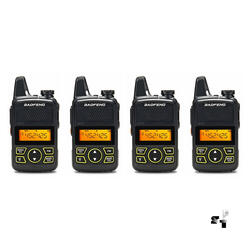 Cuatro Handies Baofeng BF-T1 Uhf Recargable 