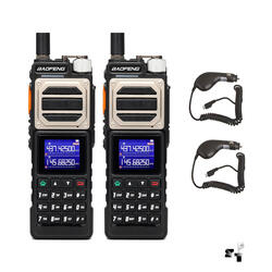 Par de Handies Baofeng UV-25 10 Watts + 2 Carg. 12 v