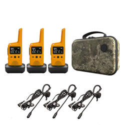 Trio de Handies Motorola T380 40 KM - 22 Canales